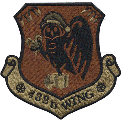 Custom Holiday 432D Wing Morale OCP Patch - 2 Pack
